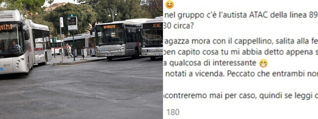 Roma, colpo di fulmine sul bus Atac: “Sono la mora con il cappellino, cerco l’autista dell’89”