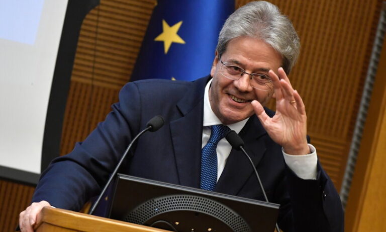 Gentiloni, entro fine anno centrato il 50% degli obiettivi del Recovery