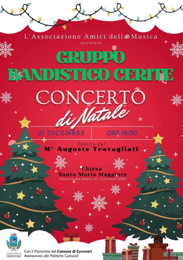 Concerto di Natale con il Gruppo Bandistico Cerite