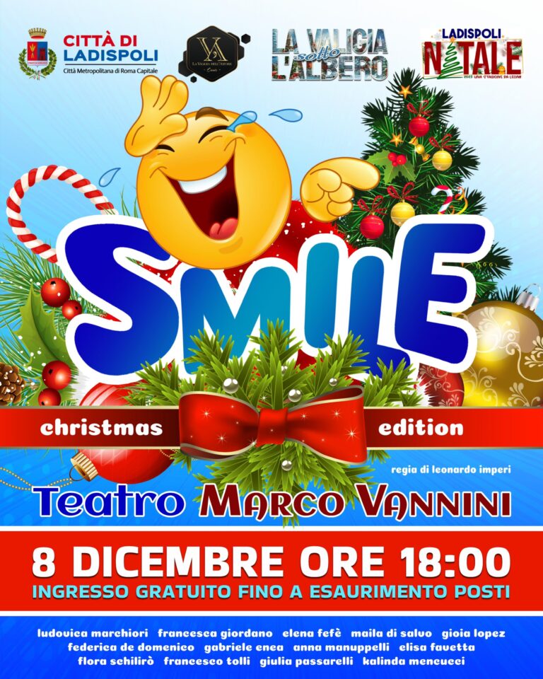 Teatro Vannini, venerdì                “Smile – Christmas Edition”